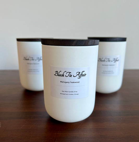 Black Tie Affair - 9 oz White Ceramic Tumbler